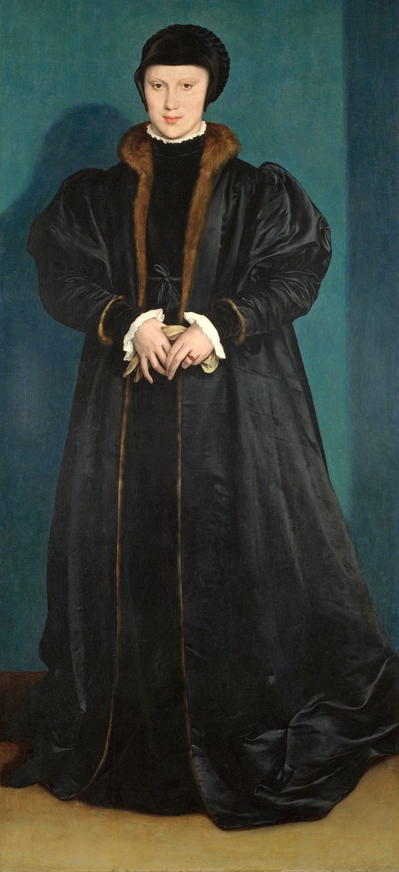 Christina af Danmark (1522-90) hertuginde af Milano, sandsynligvis 1538 af Hans Holbein der Jüngere