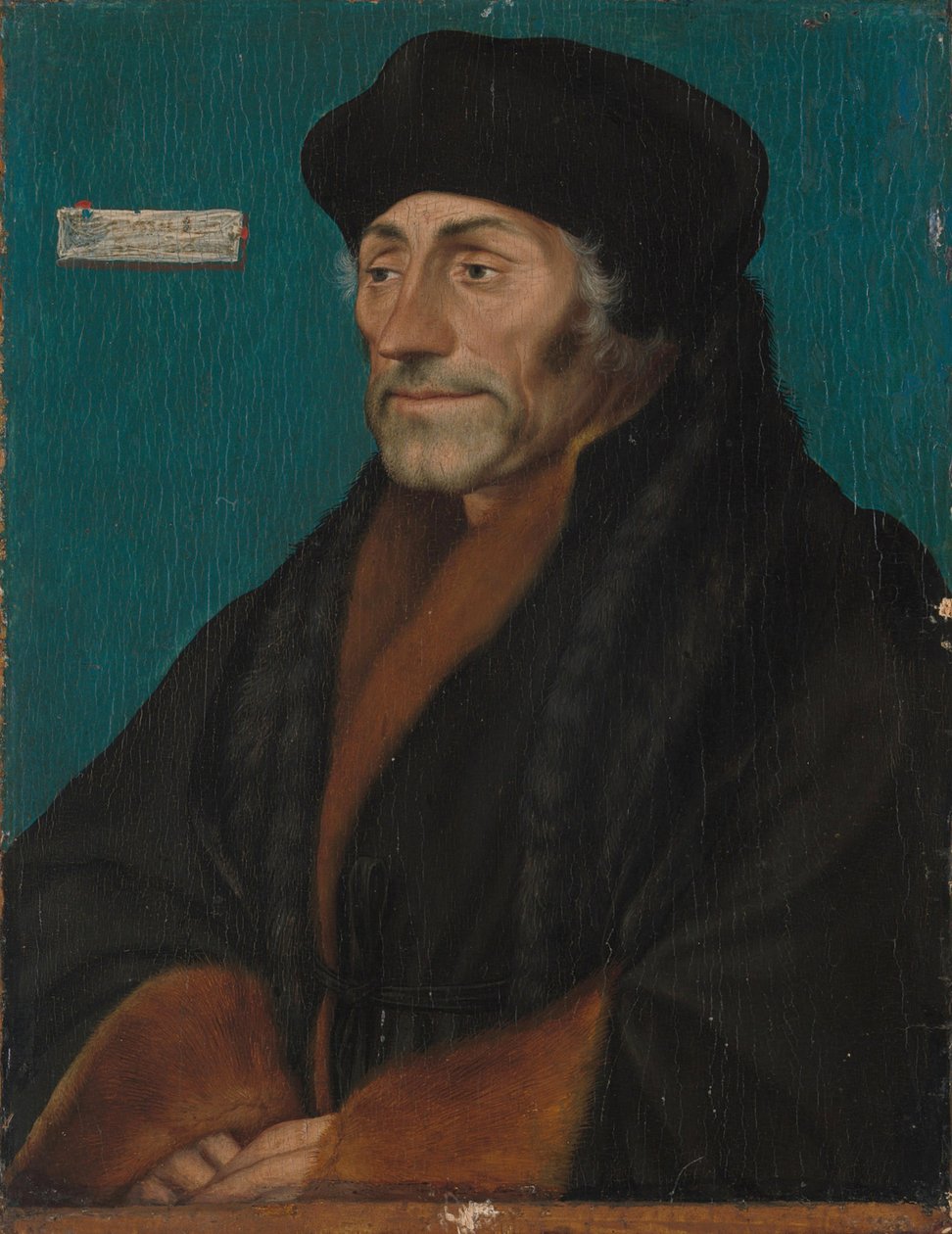Erasmus af Rotterdam (1466-1536) af Hans Holbein der Jüngere