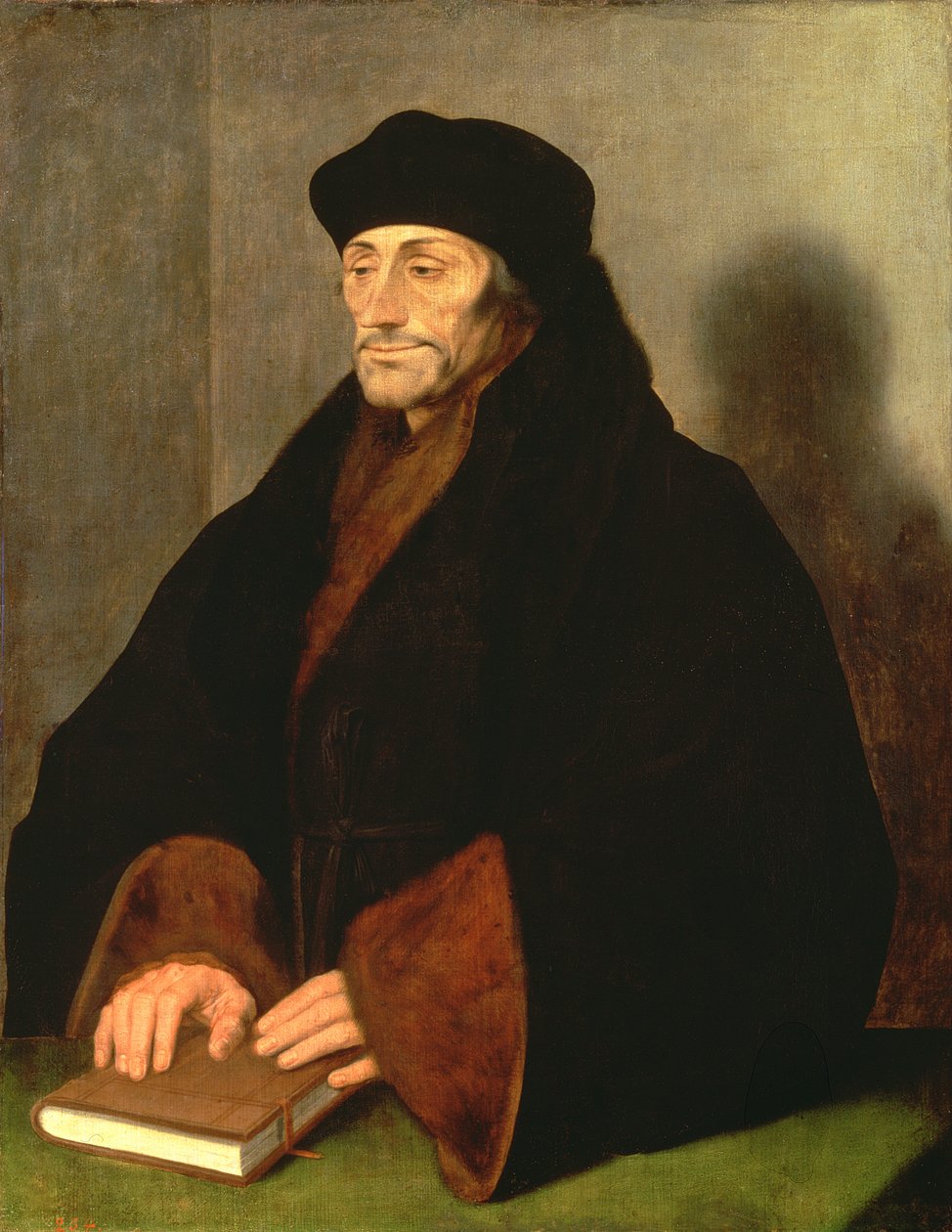 Erasmus af Rotterdam, 1523 af Hans Holbein der Jüngere