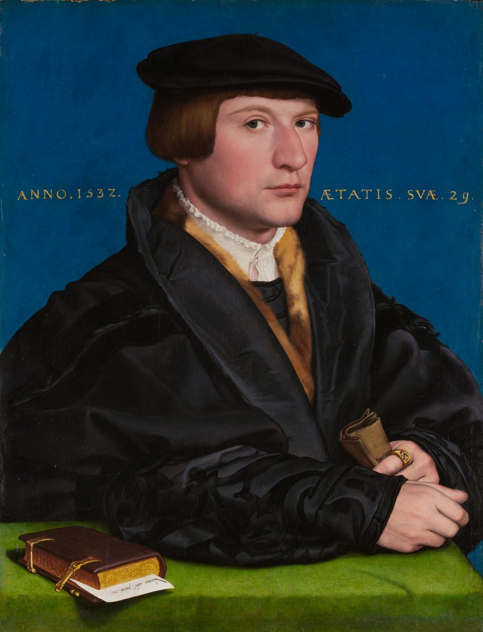 Hermann von Wedigh III (død 1560), 1532 (olie og guld på eg) af Hans Holbein der Jüngere