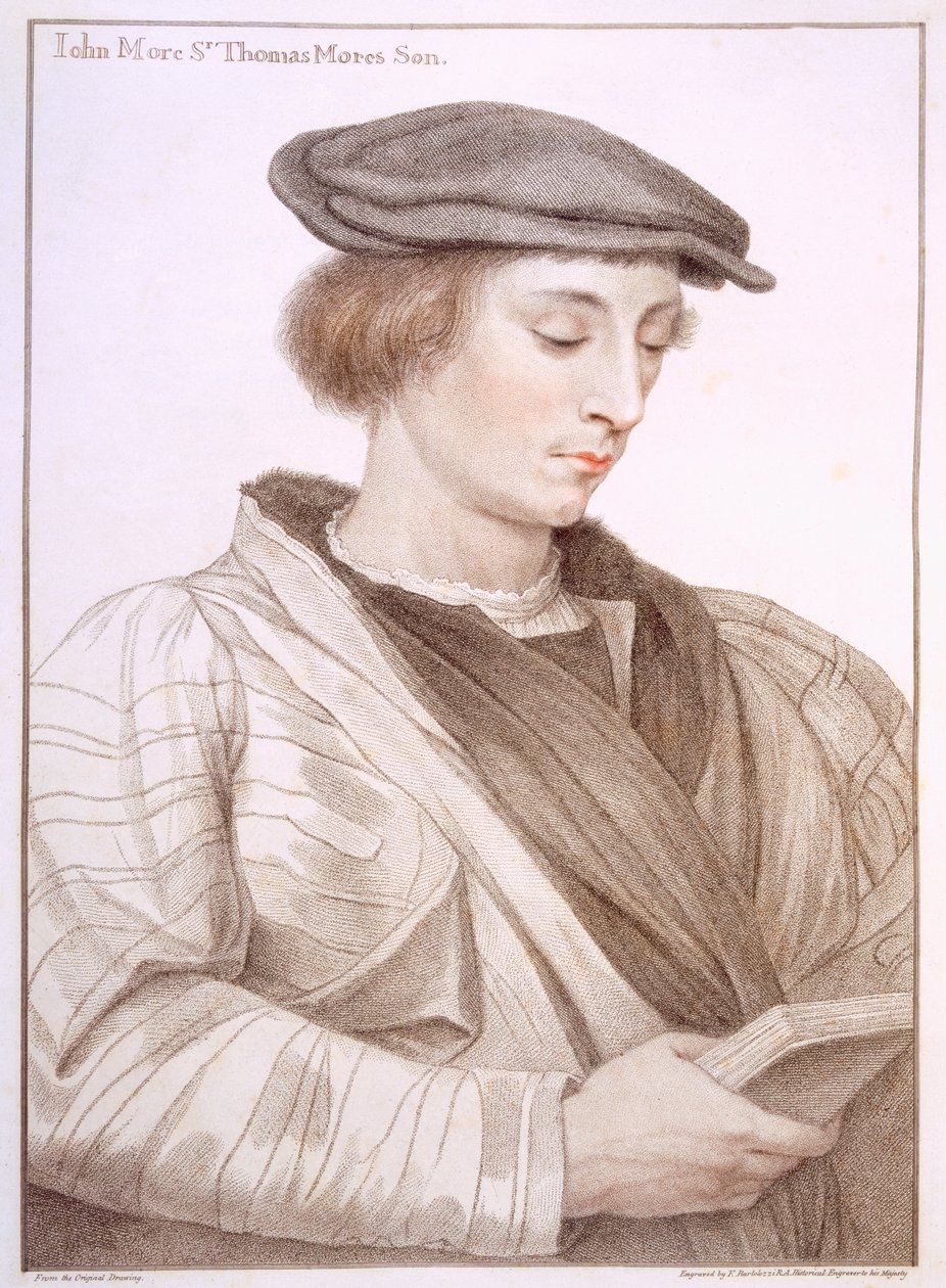 John More graveret af Francesco Bartolozzi (1727-1815) af Hans Holbein der Jüngere