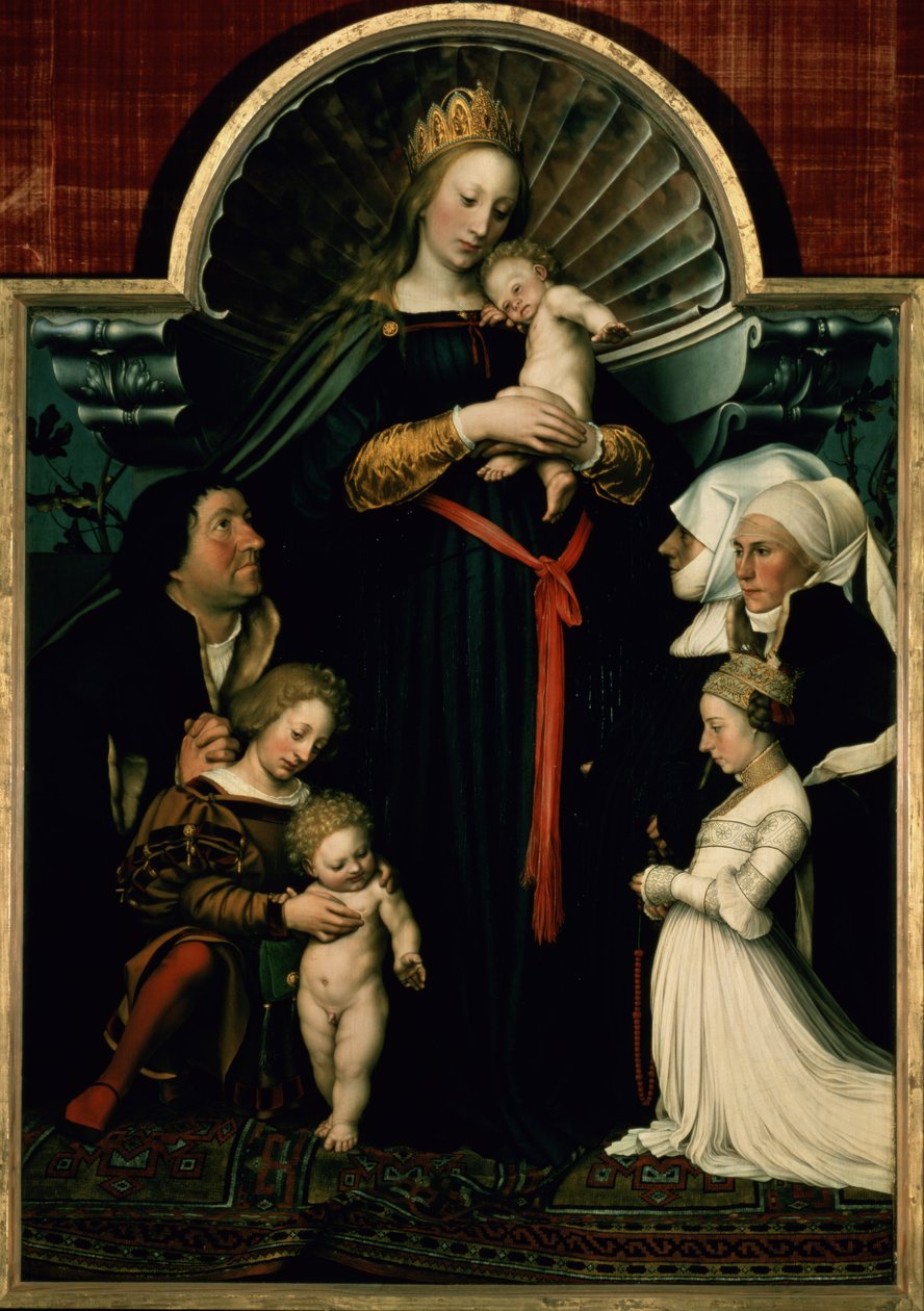 Madonna af Burgermeister Meyer af Hans Holbein der Jüngere