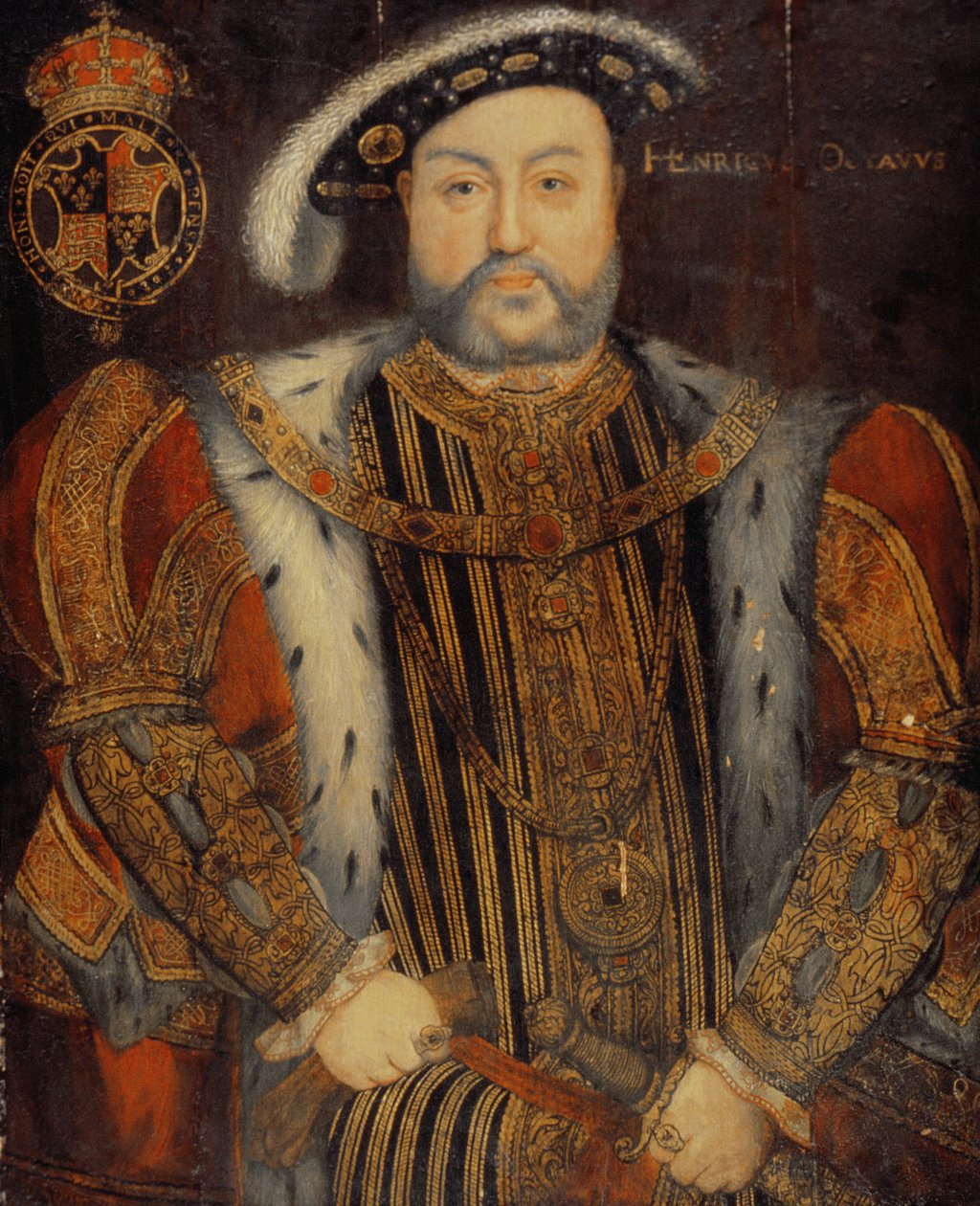 Portræt af Henrik VIII (1491-1547) af Hans Holbein der Jüngere