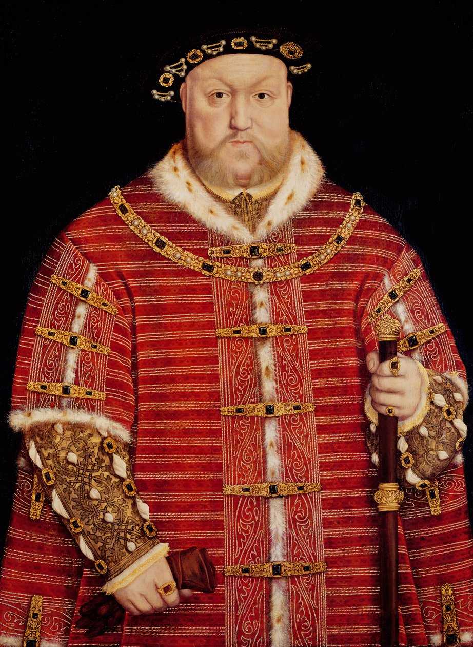 Portræt af Henrik VIII af Hans Holbein der Jüngere