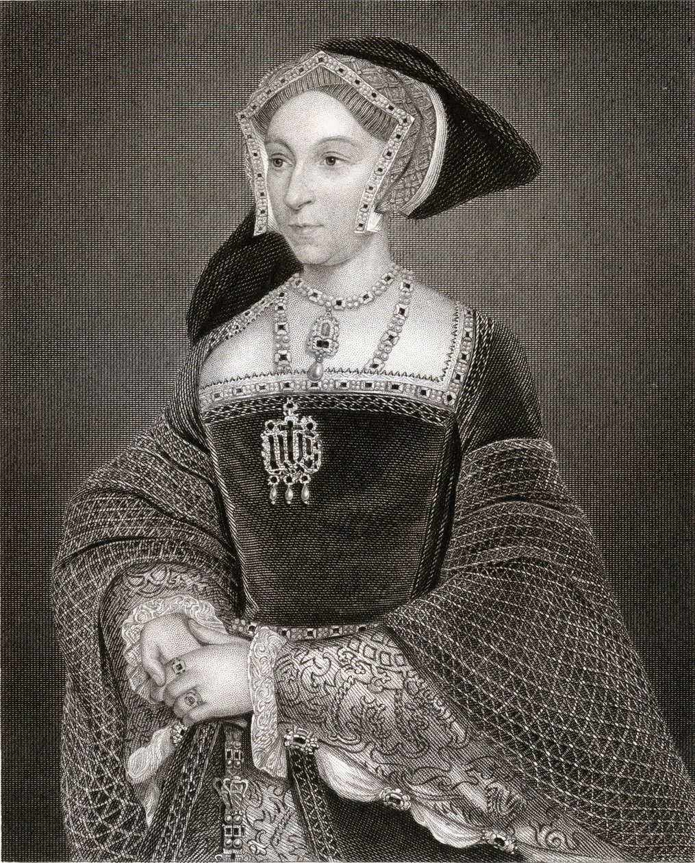 Portræt af Jane Seymour (ca.1509-37) fra "Lodge