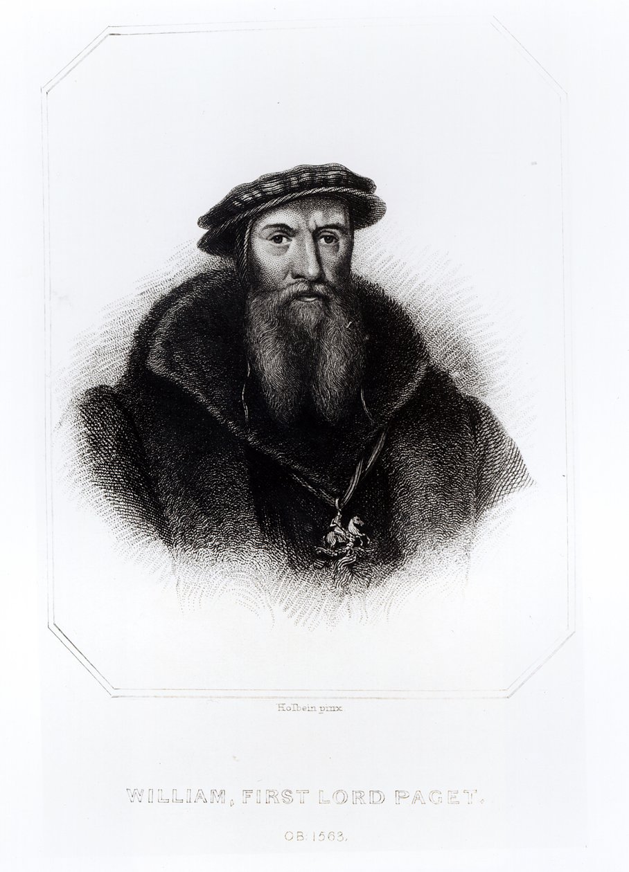 Portræt af William, First Lord Paget af Hans Holbein der Jüngere