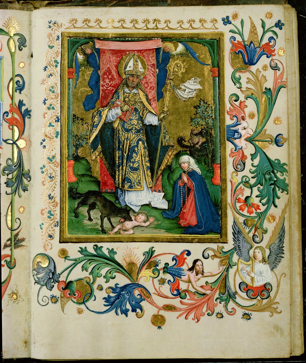 St. Augustin med Jomfru og Barn af Hans Holbein der Jüngere