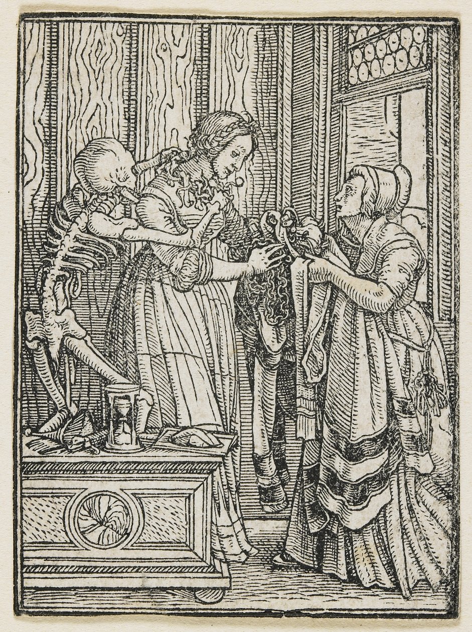 Grevinden fra Dødedansen (Lyon), 1538, 1523-1526 af Hans Holbein der Jüngere
