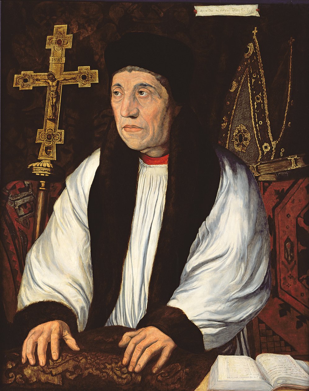 William Warham, ærkebiskop af Canterbury, 1850 af Hans Holbein der Jüngere
