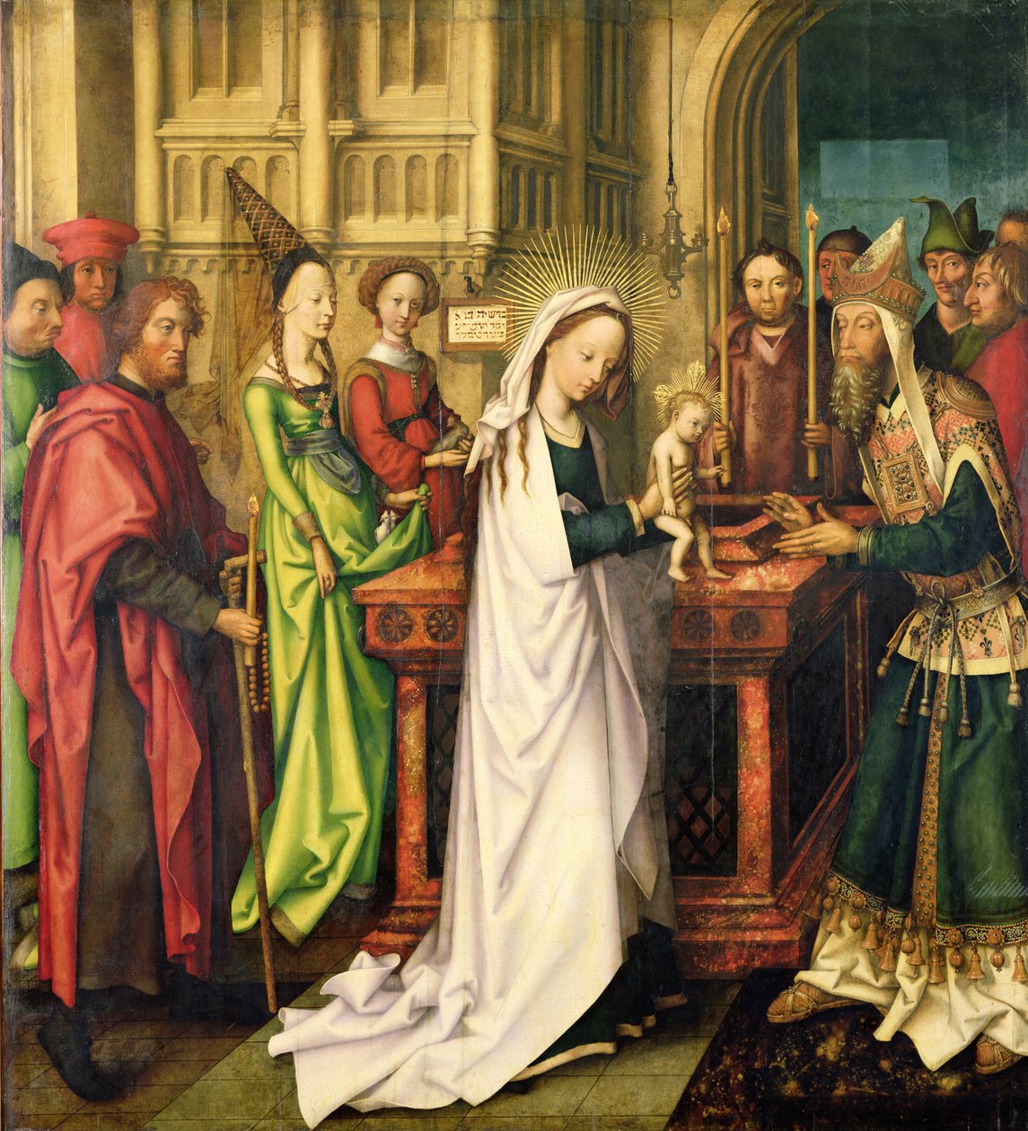 Skildring af Kristus i templet, 1500 (se også 147226) af Hans Holbein the Elder