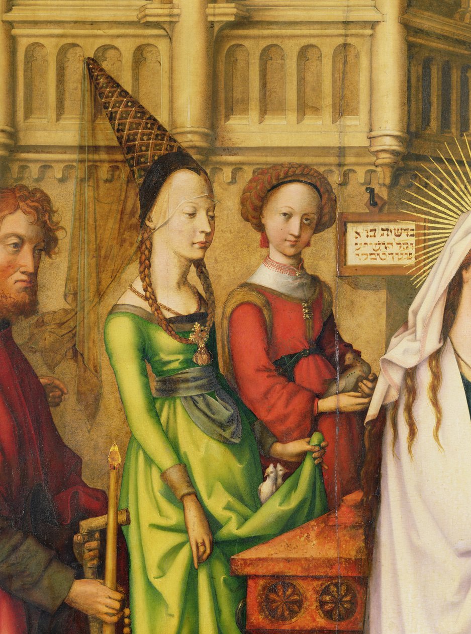 Detalje af skildringen af Kristus i templet, 1500 (se også 147225) af Hans Holbein the Elder
