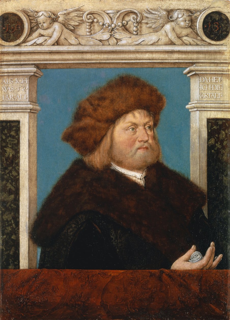 Portræt af Philipp Adler, 1513 af Hans Holbein the Elder
