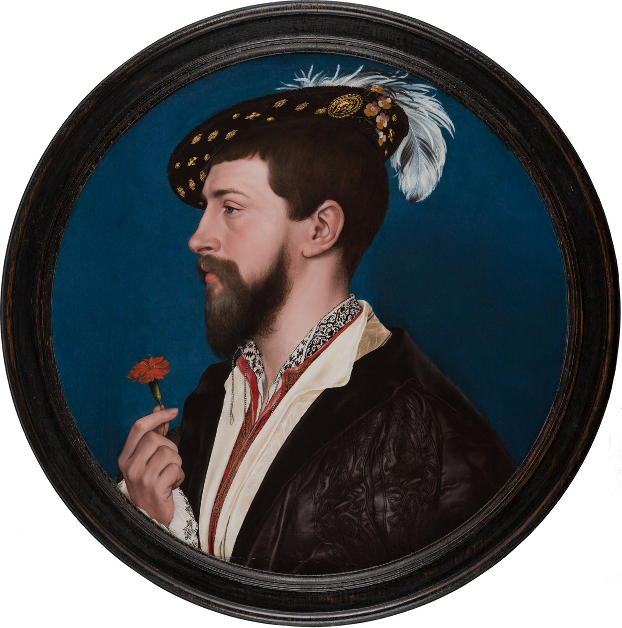 Portræt af Simon George af Cornwall , ca. 1535-40 (mixed media på egetræ) af Hans Holbein the Elder