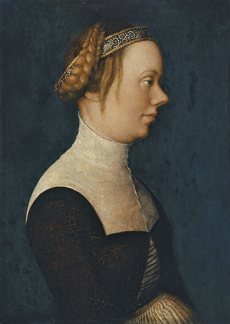 Portræt af en kvinde af Hans Holbein the Elder