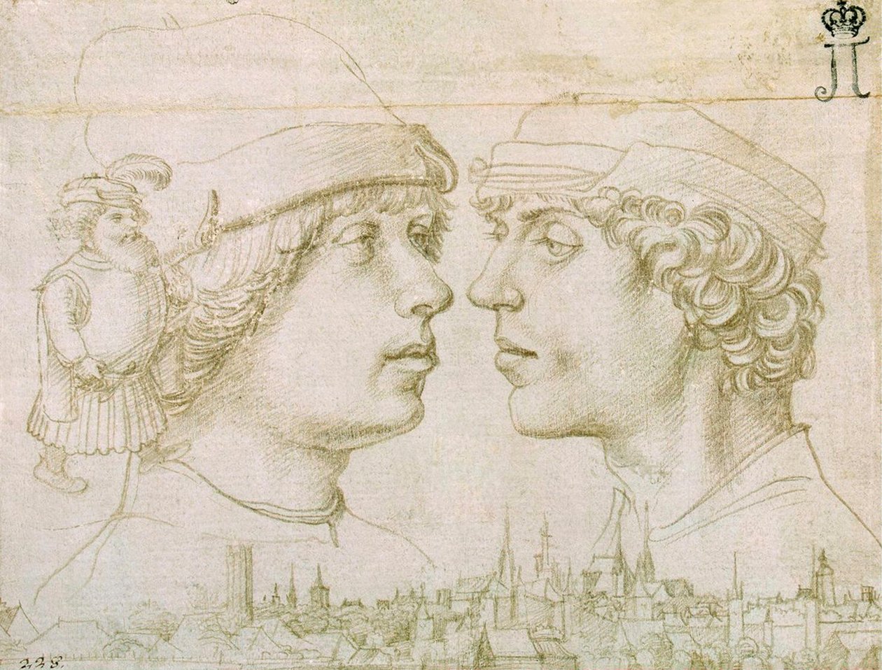 Portræt af kunstnerens søn, 1514. af Hans Holbein the Elder