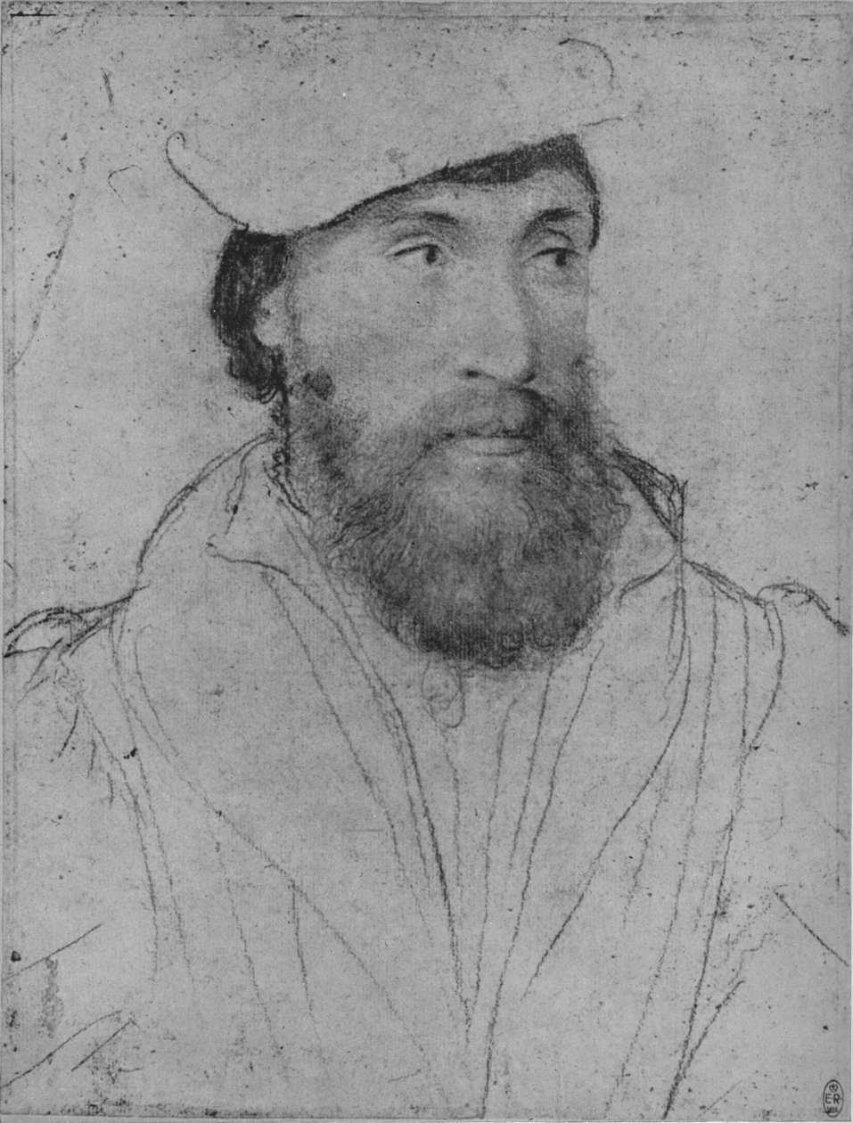 En gentleman: Ukendt, c1532-1543 1945 af Hans Holbein der Jüngere