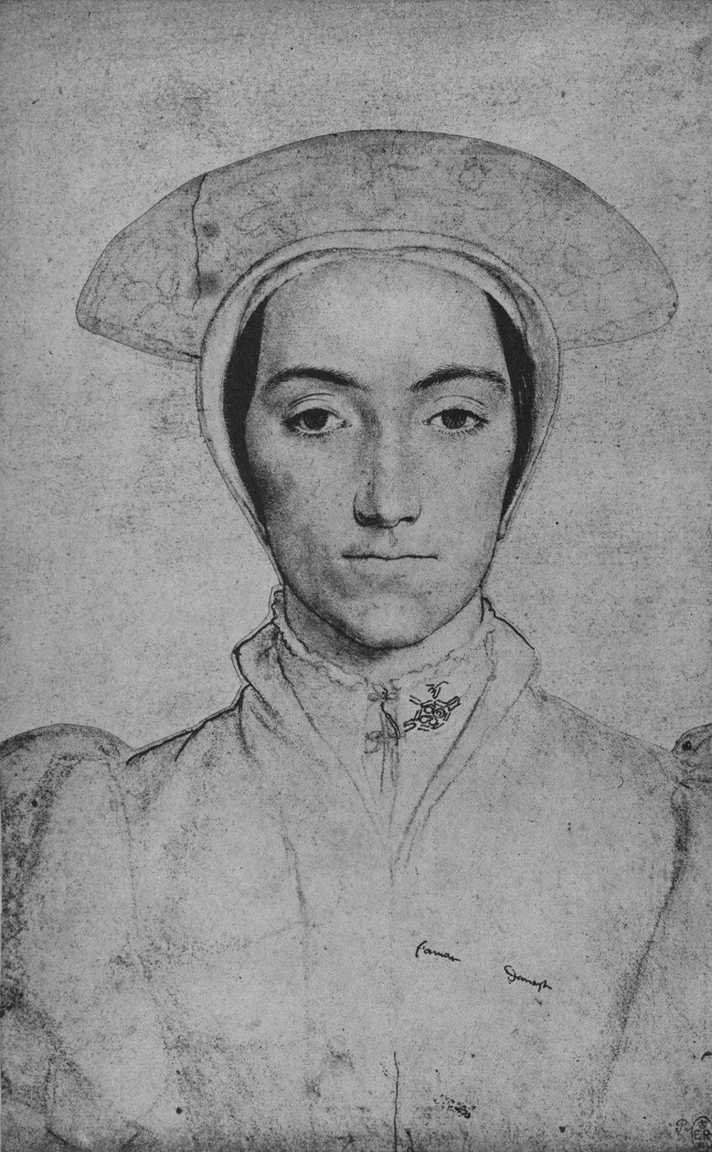 En dame: ukendt, c1532-1543 1945 af Hans Holbein der Jüngere