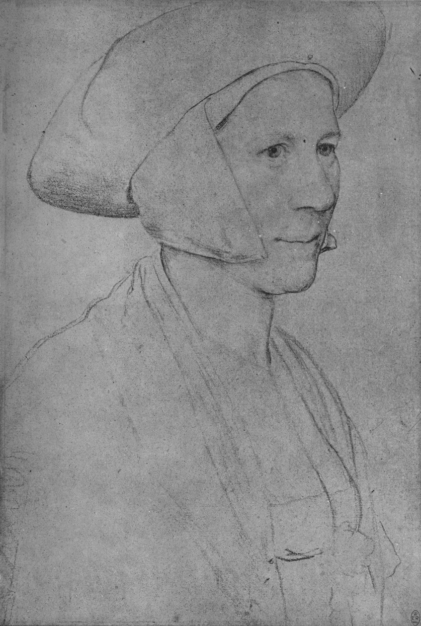 En kvinde: ukendt, 1526-1528 1945 af Hans Holbein der Jüngere