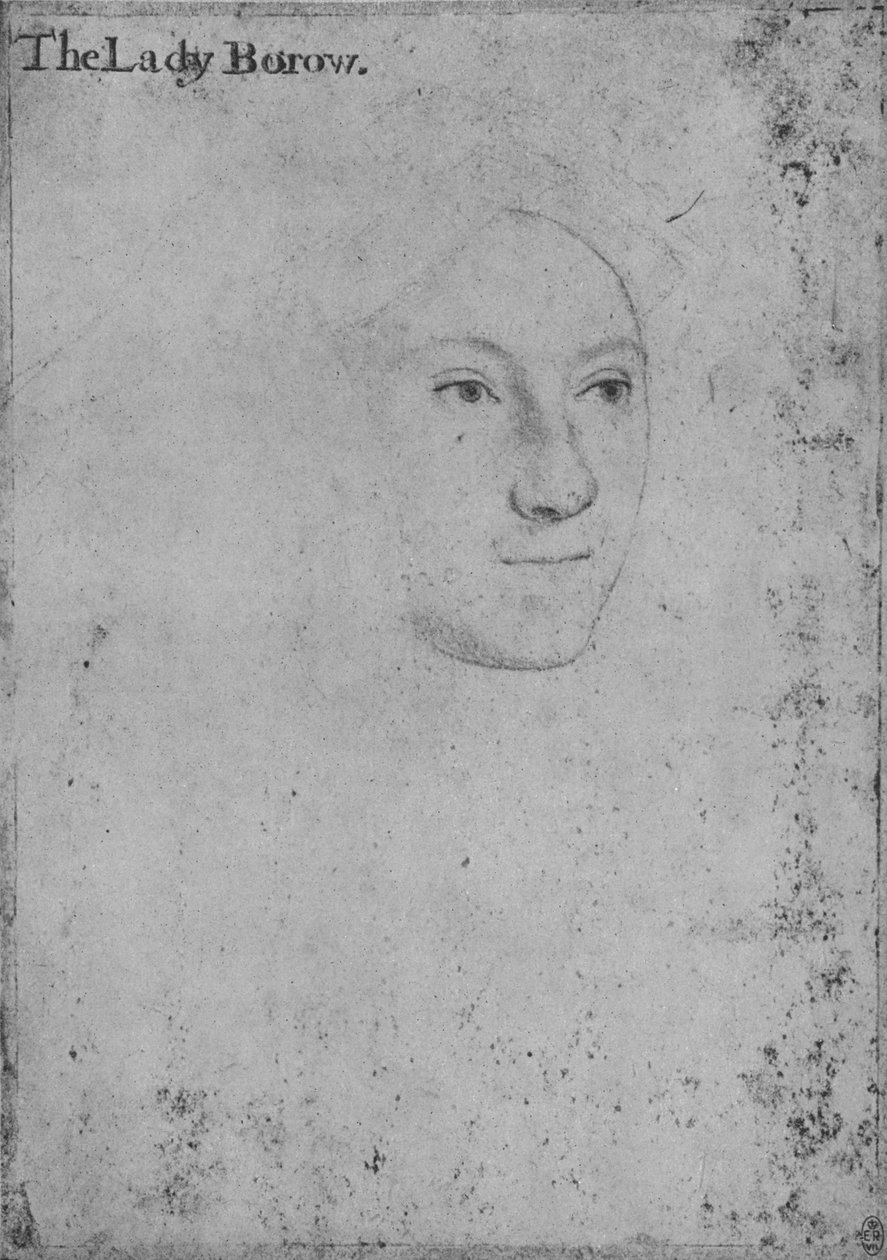 Alice London, Lady Borough, c1541 1945 af Hans Holbein der Jüngere