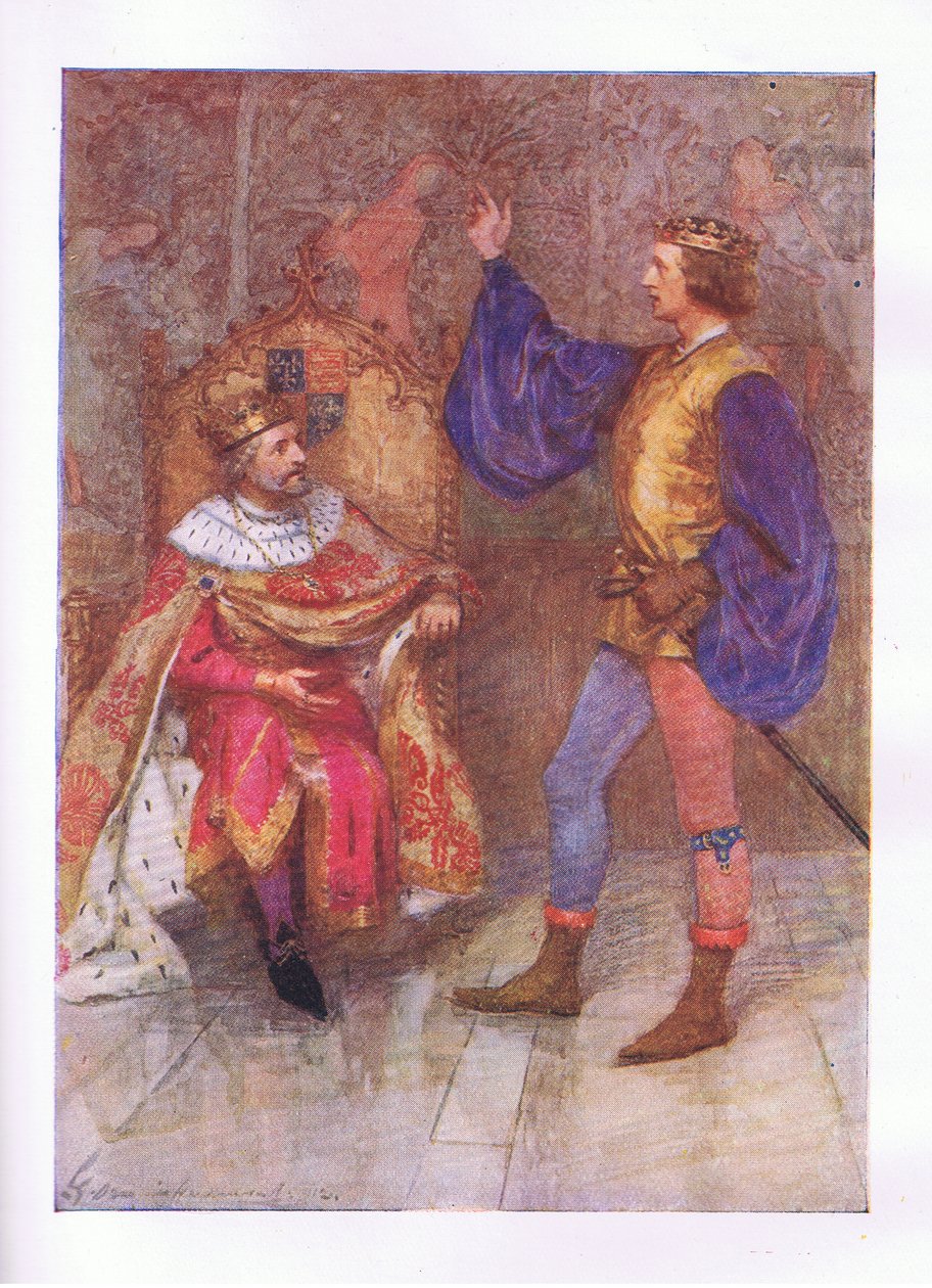 Og jeg vil dø hundrede tusinde dødsfald, før den mindste pakke af dette løfte (Kong Henry IV) brydes fra The Complete Works of Shakespeare udgivet af George Harrap & Co Ltd, 1920