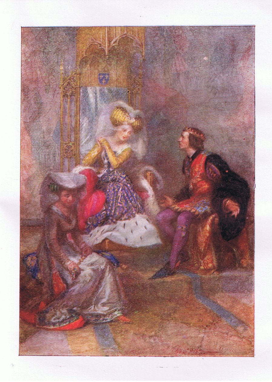 Og hvad siger du så til min kærlighed? (King Henry V), fra The Complete Works of Shakespeare udgivet af George Harrap & Co Ltd, 1920