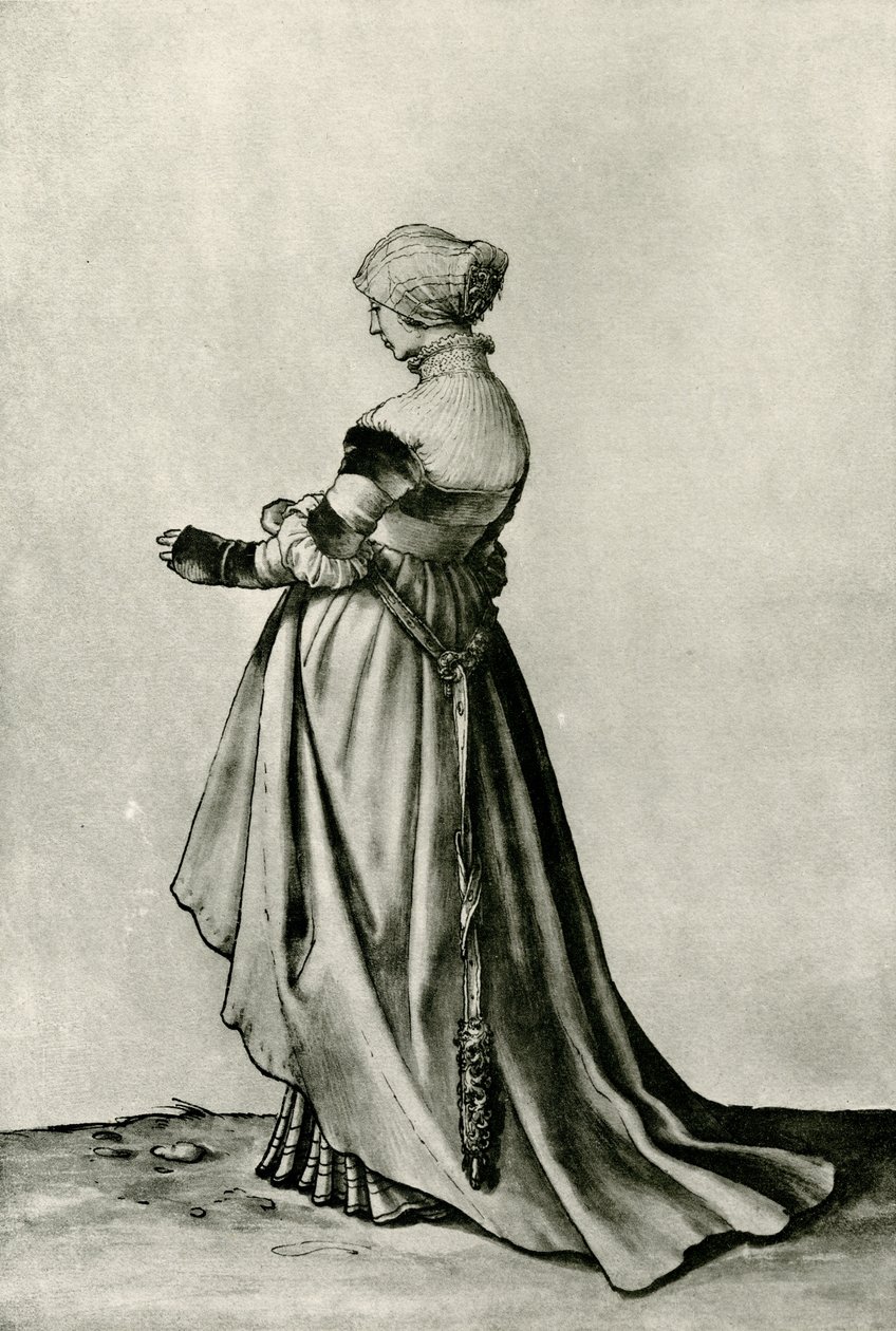 Bourgeoise fra Basel af Hans Holbein der Jüngere