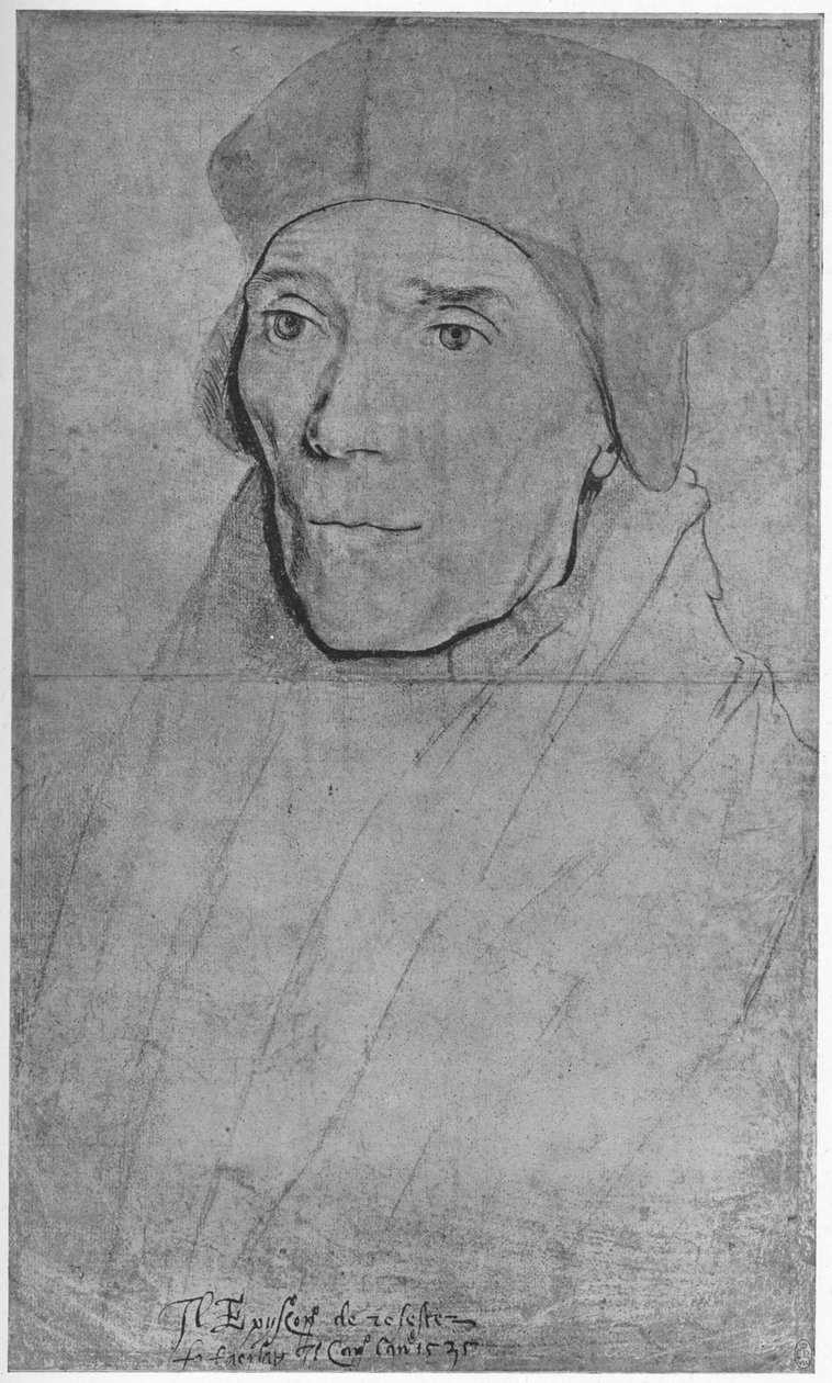 Kardinal Fisher, biskop af Rochester, 1532-1534 1945 af Hans Holbein der Jüngere