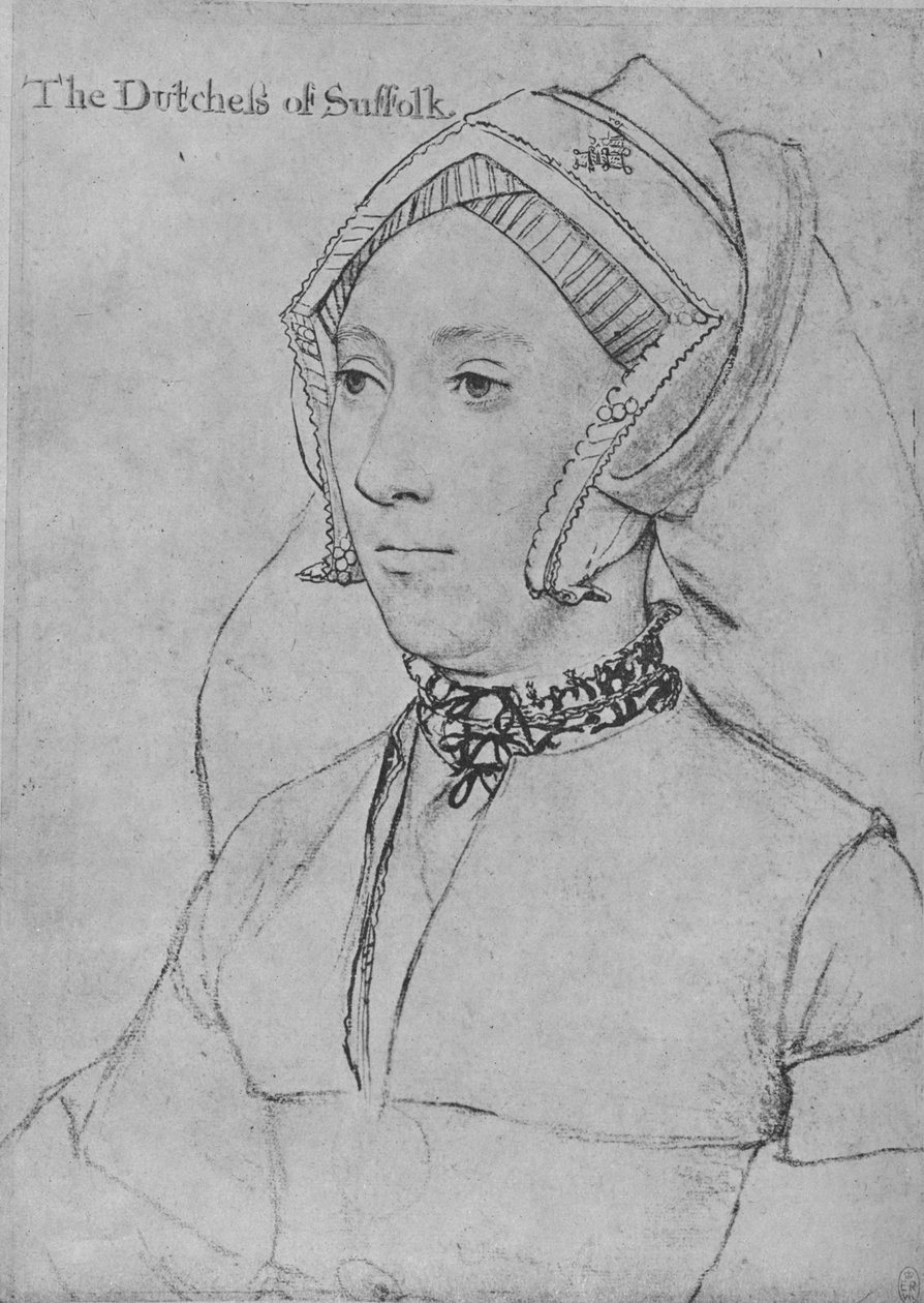 Catherine Willoughby, c1532-1543 1945 af Hans Holbein der Jüngere