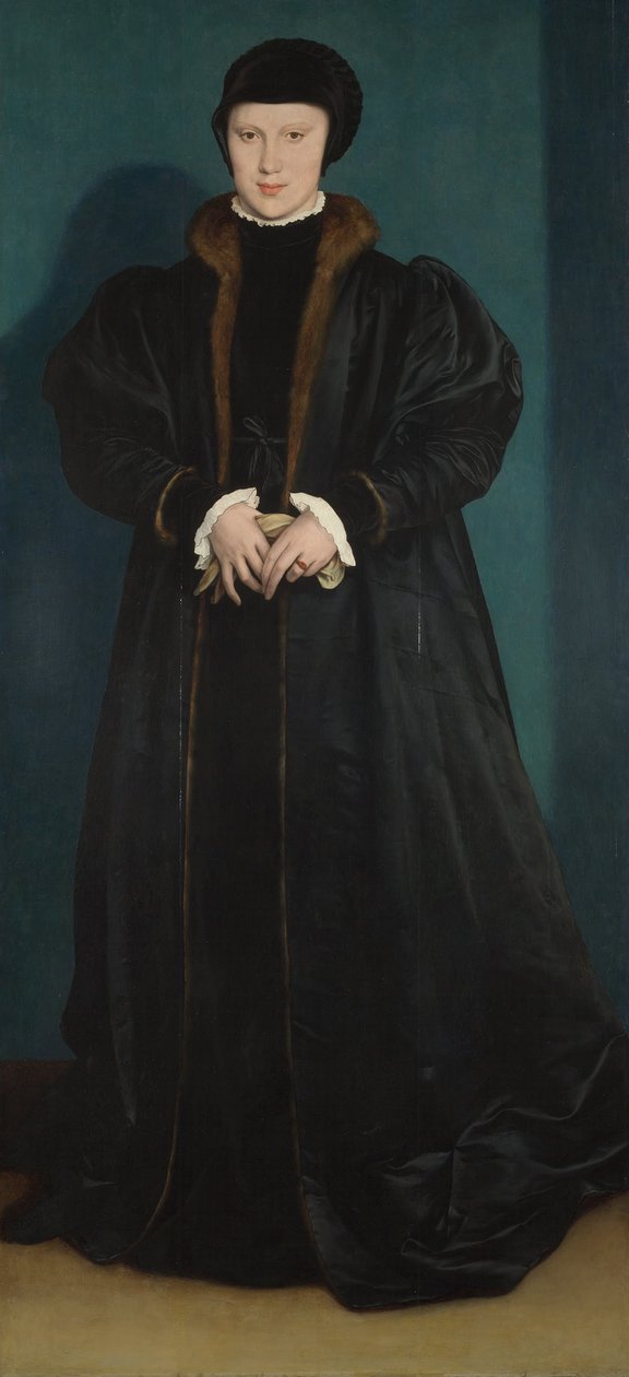 Christina af Danmark, hertuginde af Milano, 1538 af Hans Holbein der Jüngere