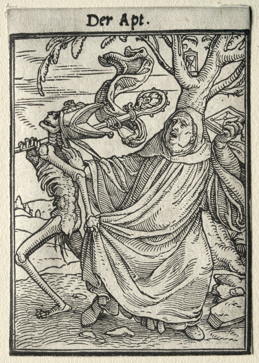 Dødedansen: Abbeden af Hans Holbein the Younger