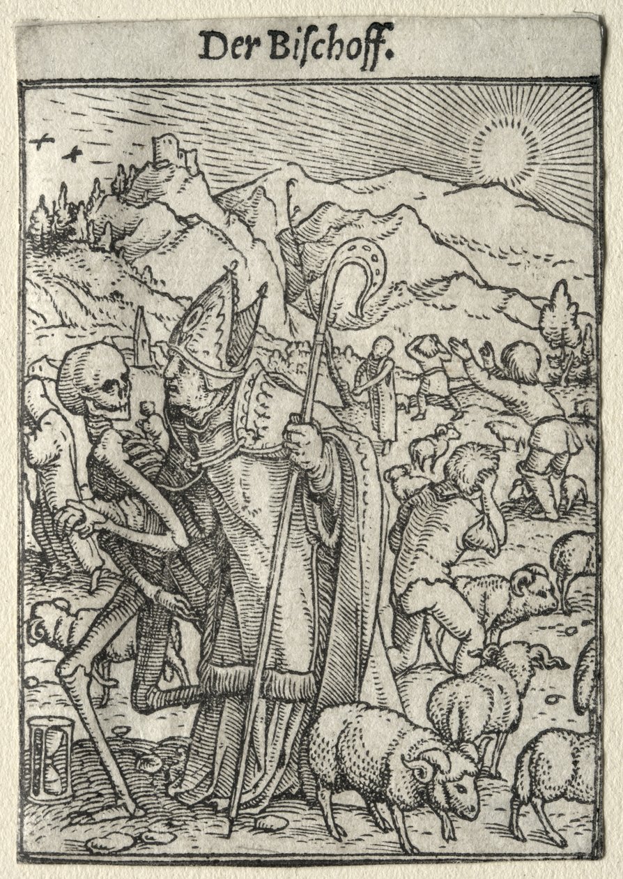 Dødedans: Biskoppen af Hans Holbein the Younger