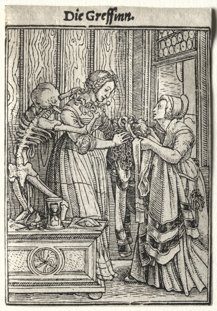 Dødedansen: Grevinden af Hans Holbein the Younger