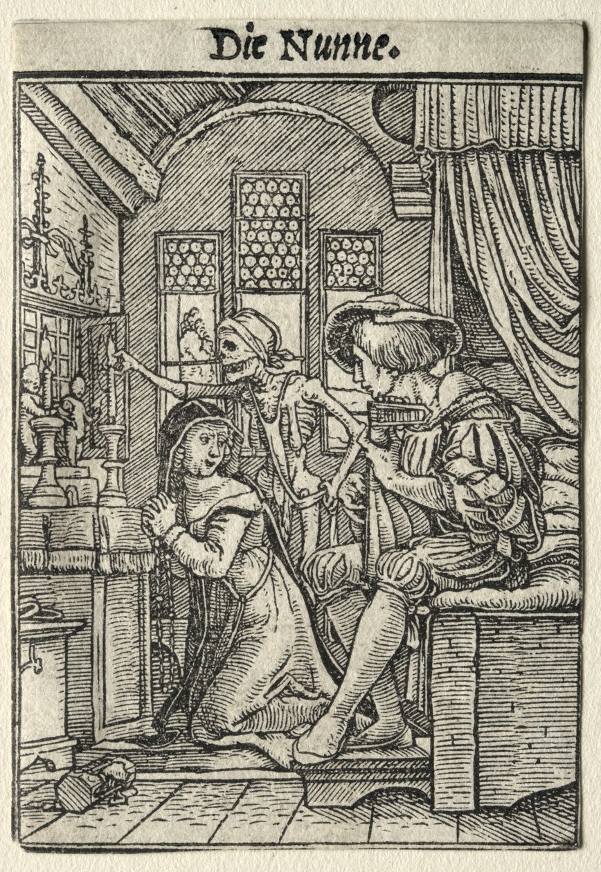 Dødedansen: Nonnen af Hans Holbein the Younger