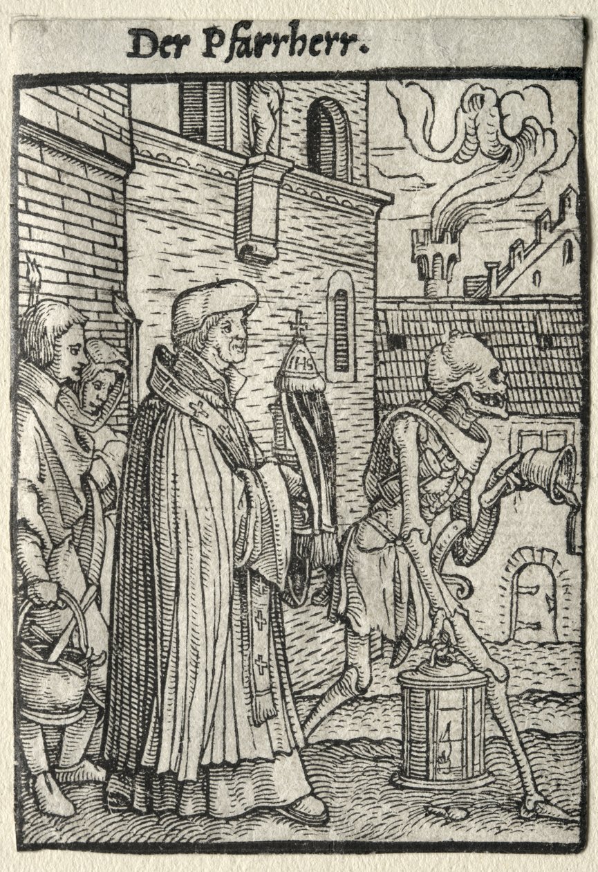 Dødedansen: Præsten af Hans Holbein the Younger
