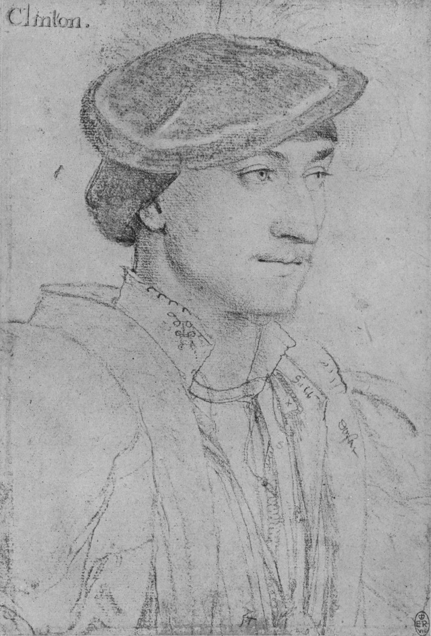 Edward, Lord Clinton, c1532-1543 1945 af Hans Holbein der Jüngere