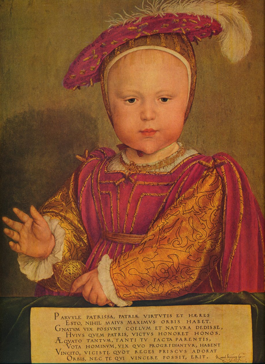 Edward VI som prins af Wales, c1538 af Hans Holbein der Jüngere