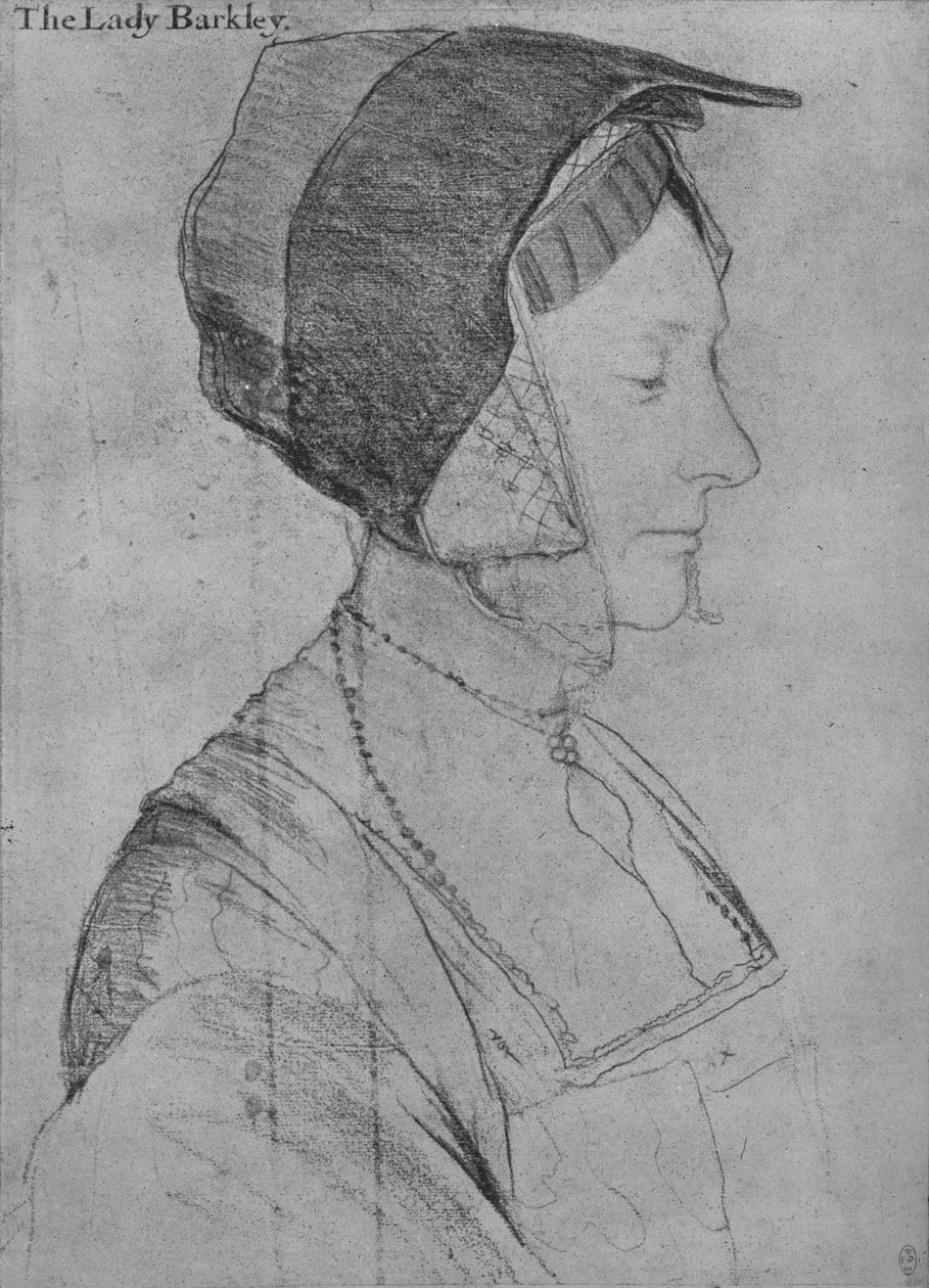 Elizabeth Dauncey, 1526-1527 1945 af Hans Holbein der Jüngere