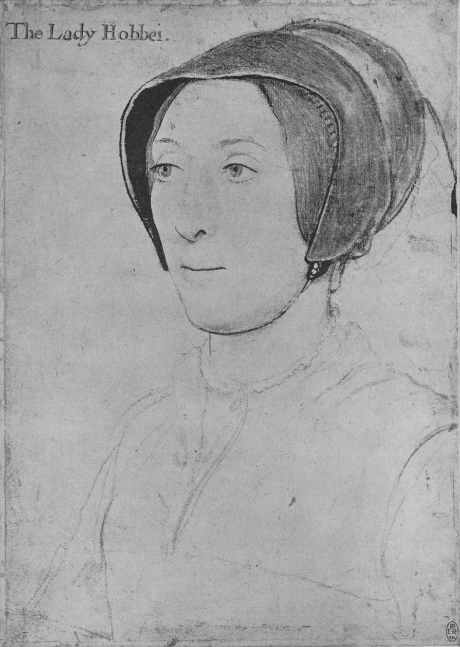 Elizabeth My Love, c1532-1543 1945 af Hans Holbein der Jüngere