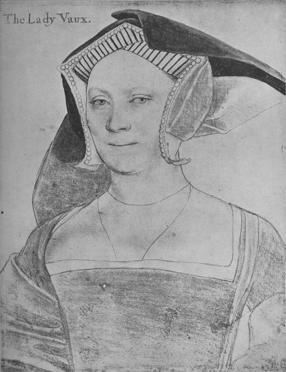 Elizabeth, Lady Vaux, c1536 1945 af Hans Holbein der Jüngere