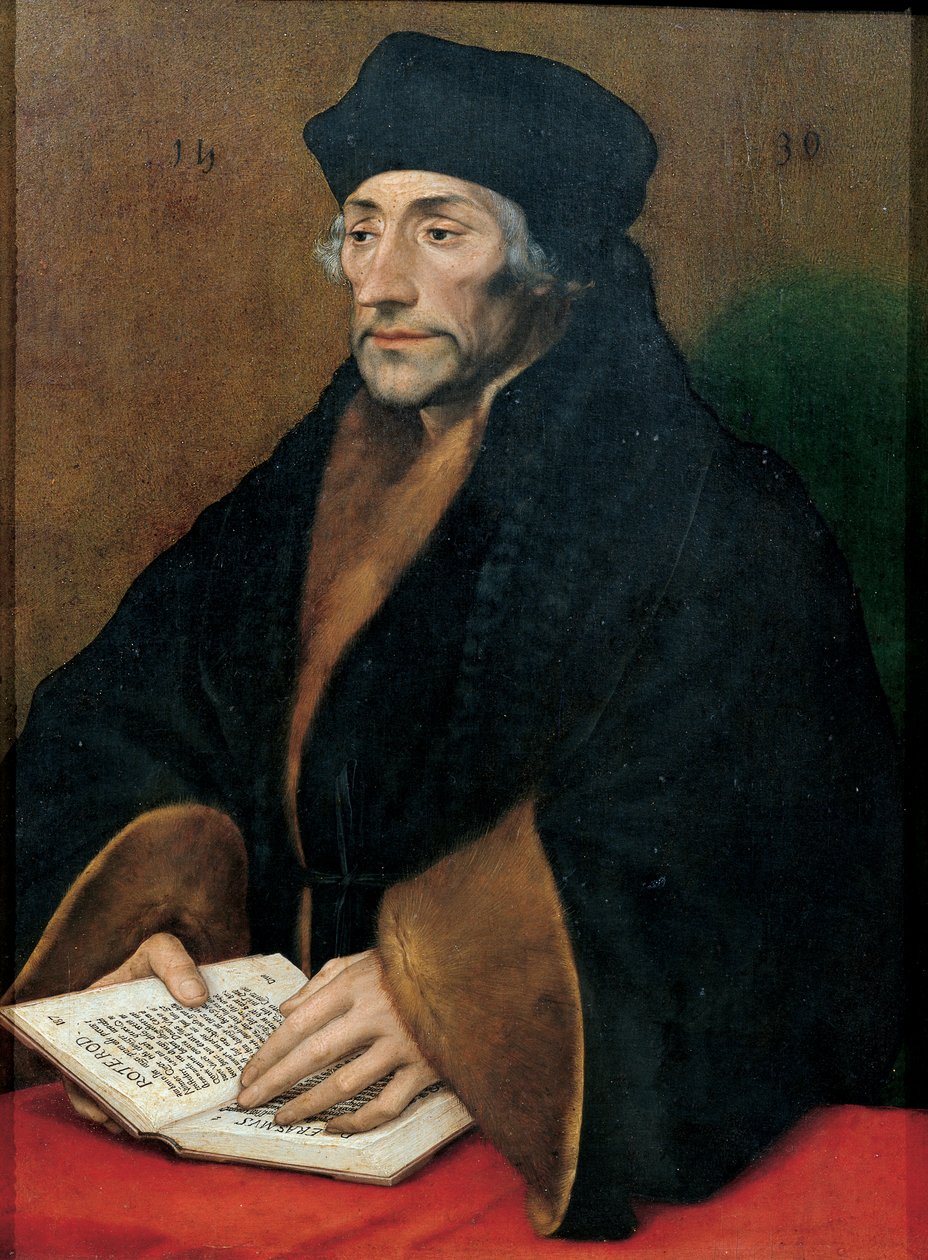 Erasmus af Rotterdam af Hans Holbein the Younger