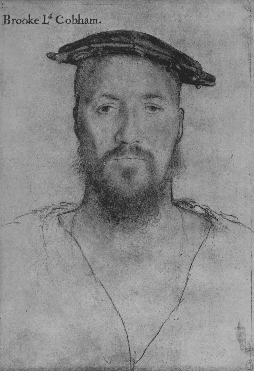 George Brooke, Lord of Cobham, c1532-1543 1945 af Hans Holbein der Jüngere