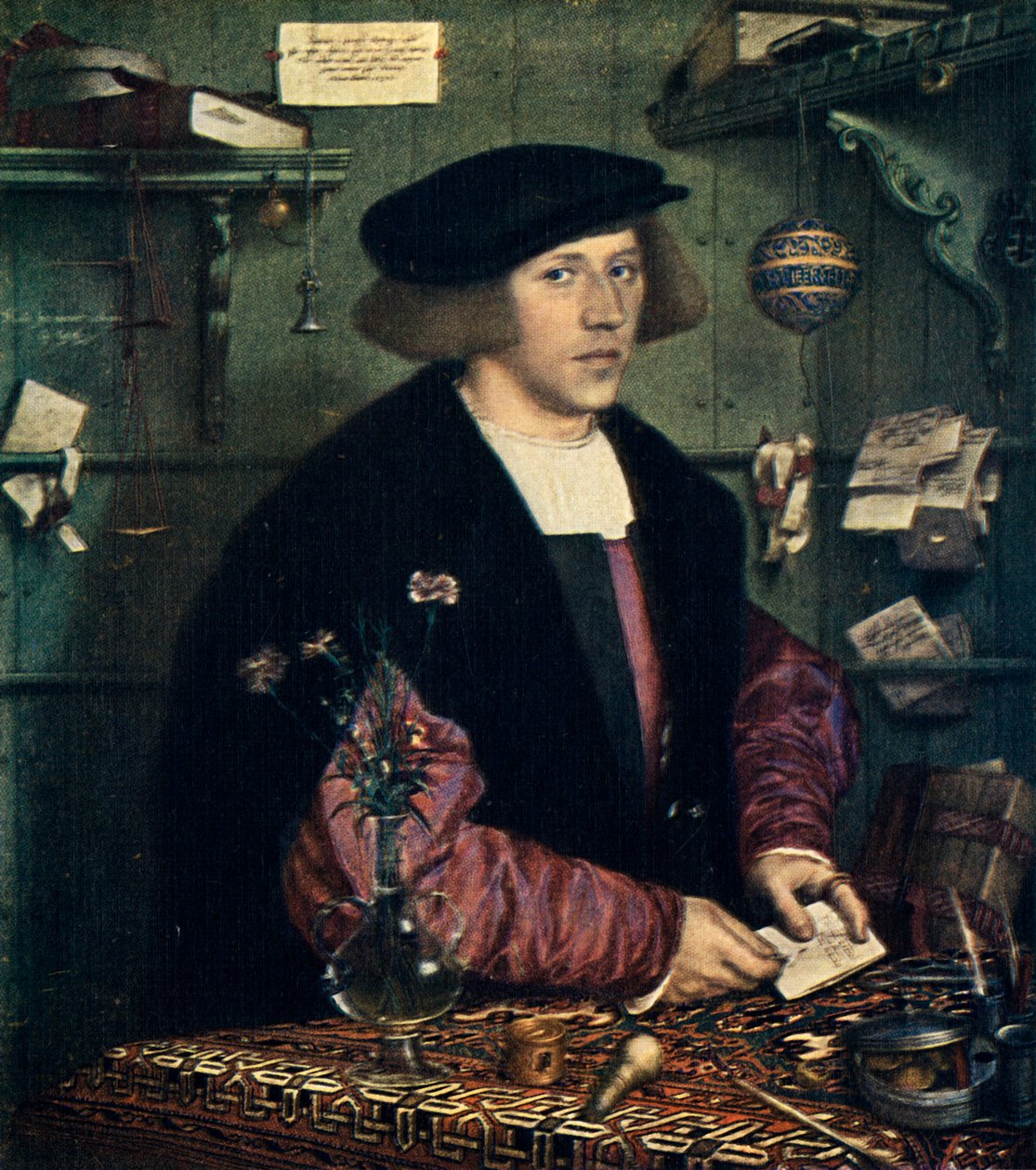 George Gisze, 1532, 1909 af Hans Holbein der Jüngere
