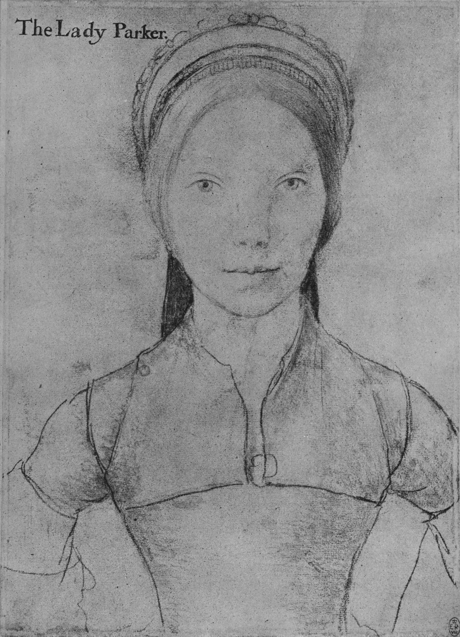 Grace, Lady Parker, c1540-1543 1945 af Hans Holbein der Jüngere