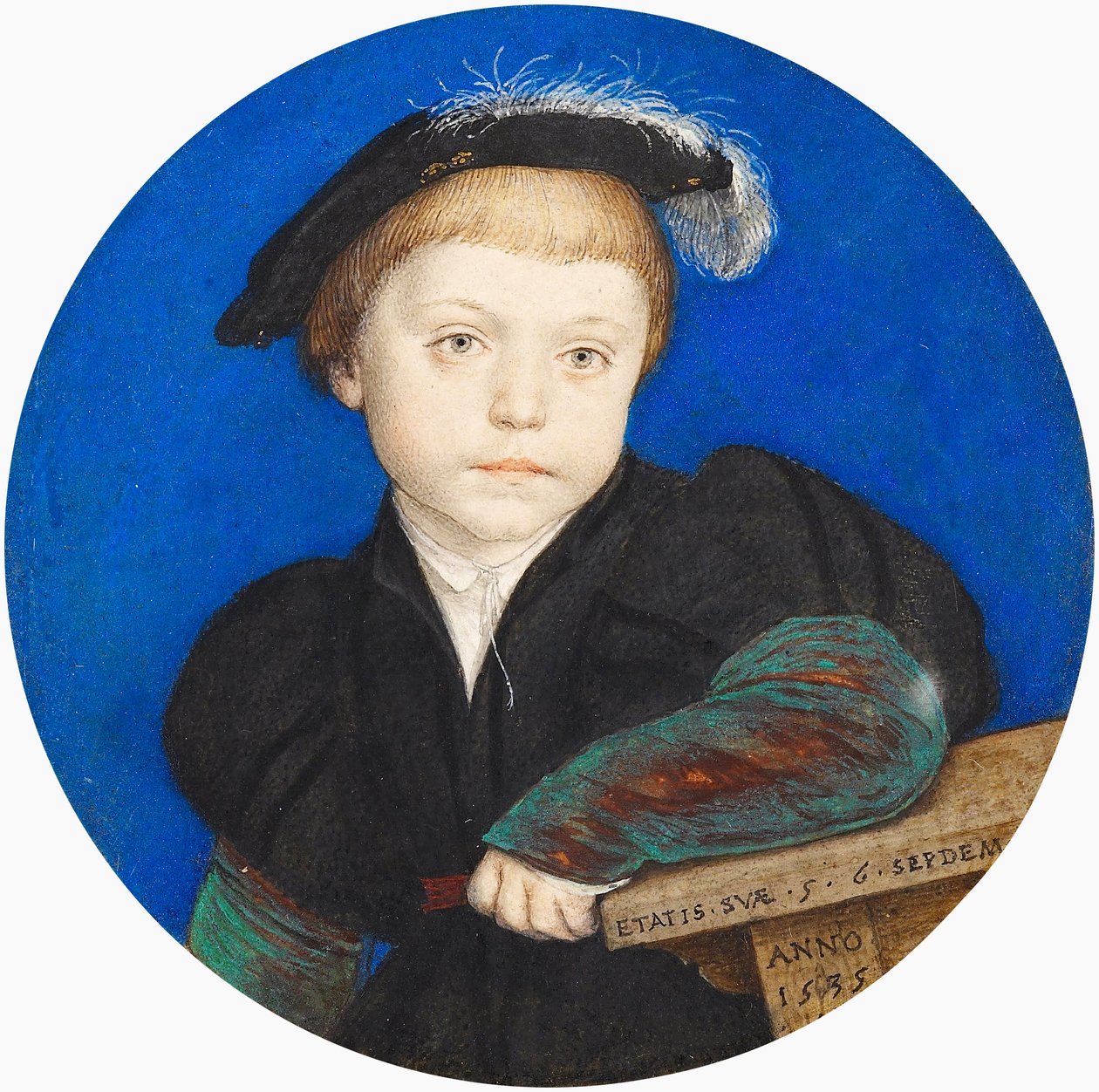 Henry Brandon, 2. hertug af Suffolk (1535-51) af Hans Holbein the Younger