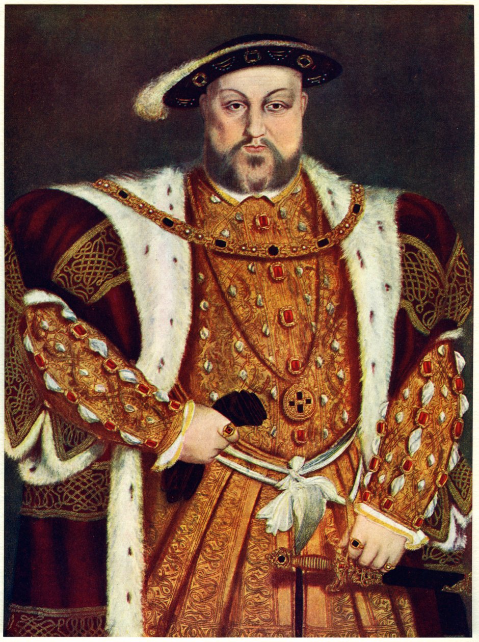 Henrik VIII, c1517-1540. af Hans Holbein der Jüngere