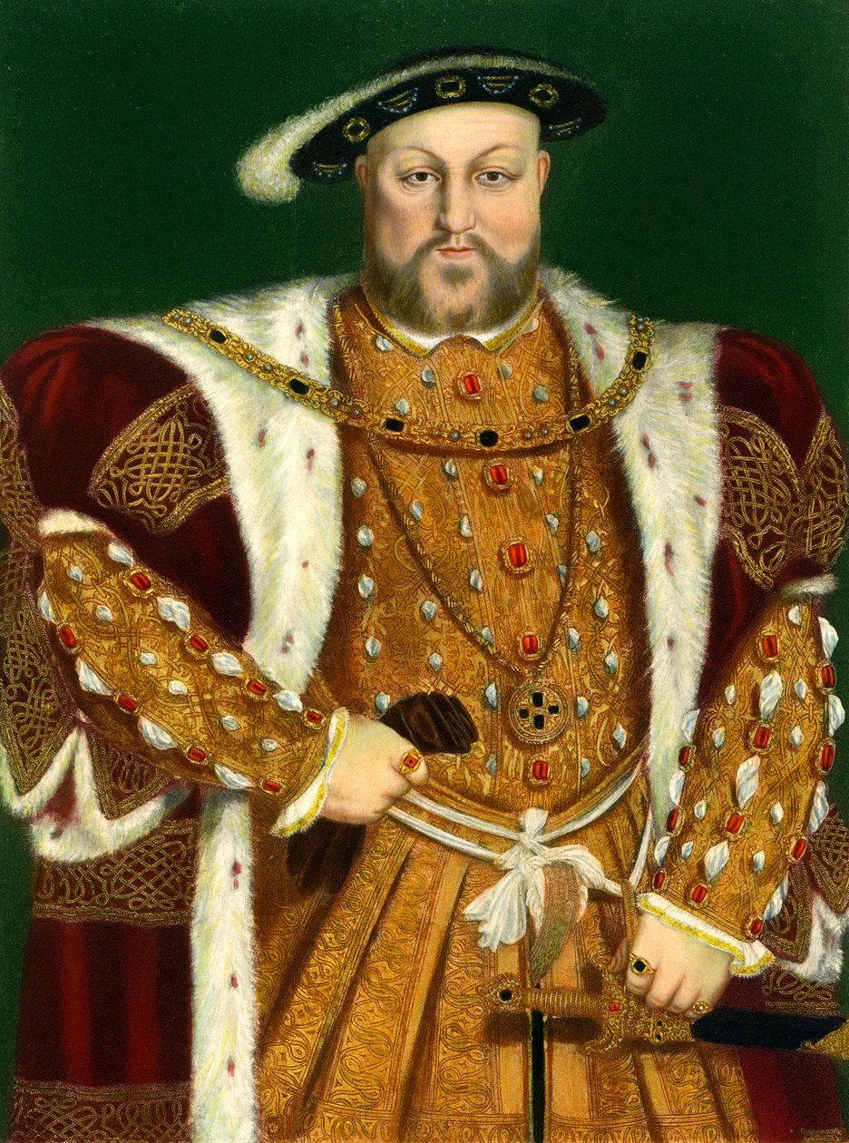 Henrik VIII, c1543, 1902. af Hans Holbein der Jüngere