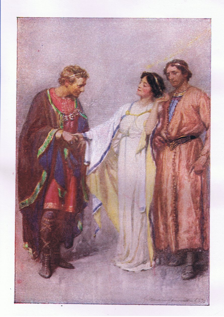Hvordan siger du? Min fange eller min gæst? (The Winters Tale), fra The Complete Works of Shakespeare udgivet af George Harrap & Co Ltd, 1920