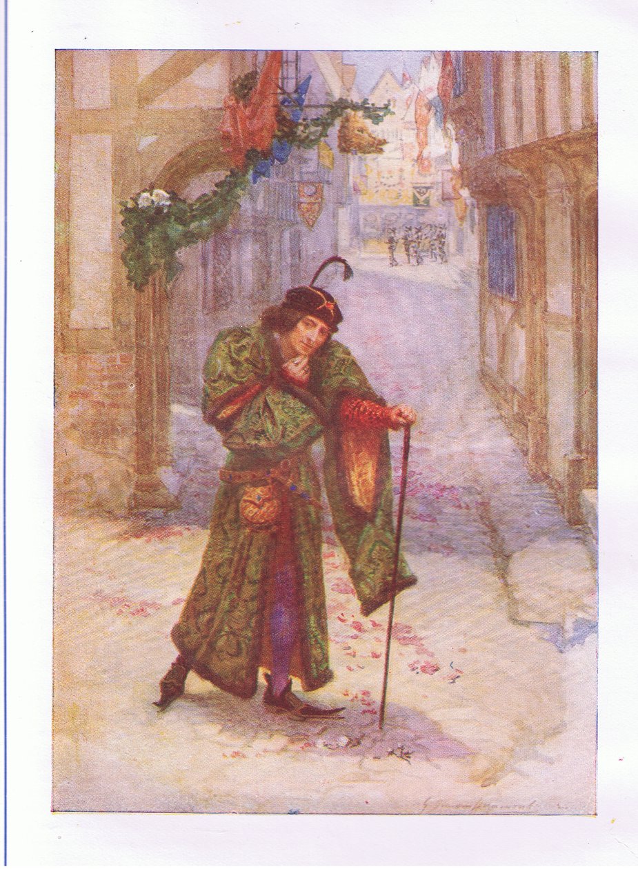 Jeg er fast besluttet på at bevise en skurk og have datidens ledige fornøjelser (King Richard II), fra The Complete Works of Shakespeare udgivet af George Harrap & Co Ltd, 1920