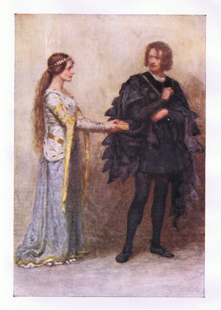 Jeg, ikke jeg, gav dig aldrig noget (Hamlet), fra The Complete Works of Shakespeare udgivet af George Harrap & Co Ltd, 1920
