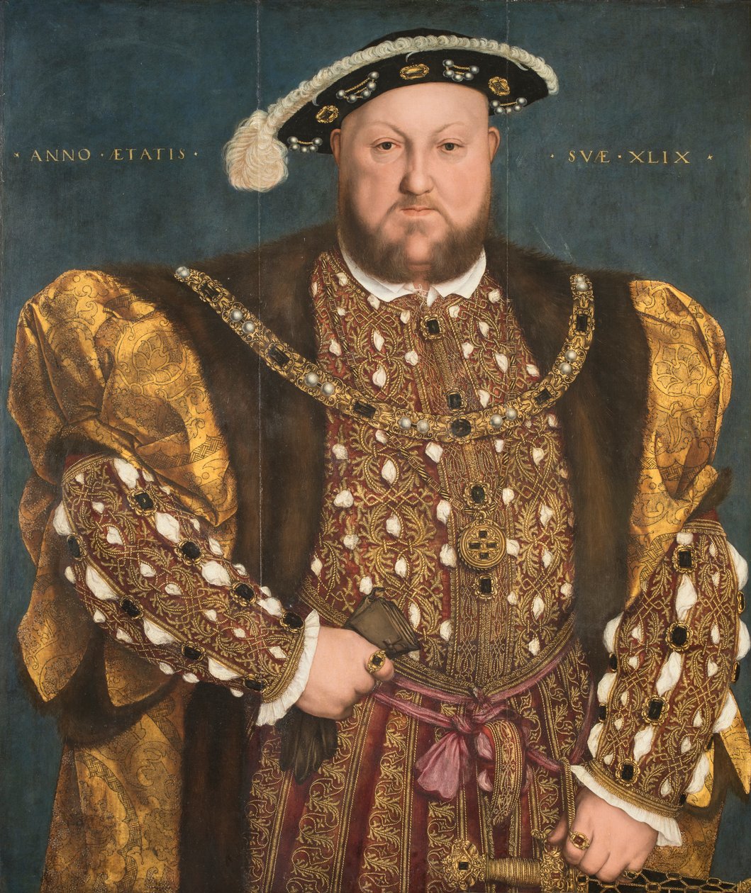 Italiensk: Portræt af Henrik VIII af England Portræt af Henrik VIII af England af Hans Holbein the Younger